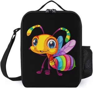 Insect Ant Insulated Lunch Bag Leakproof Lunch Tote Reusable Cooler Lunch Container for Work Picnic Travel