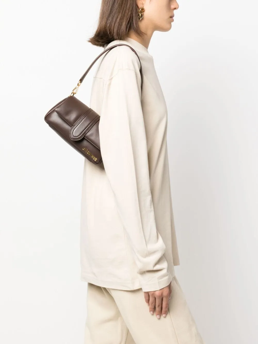 JACQUEMUS Mini Padded Leather Shoulder Bag