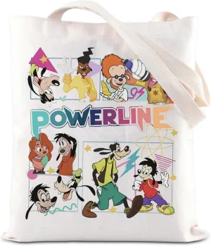 JNIAP Cartoon Movies Tote Bag Dog Grocery Shoulder Bag Family Vacation Gift