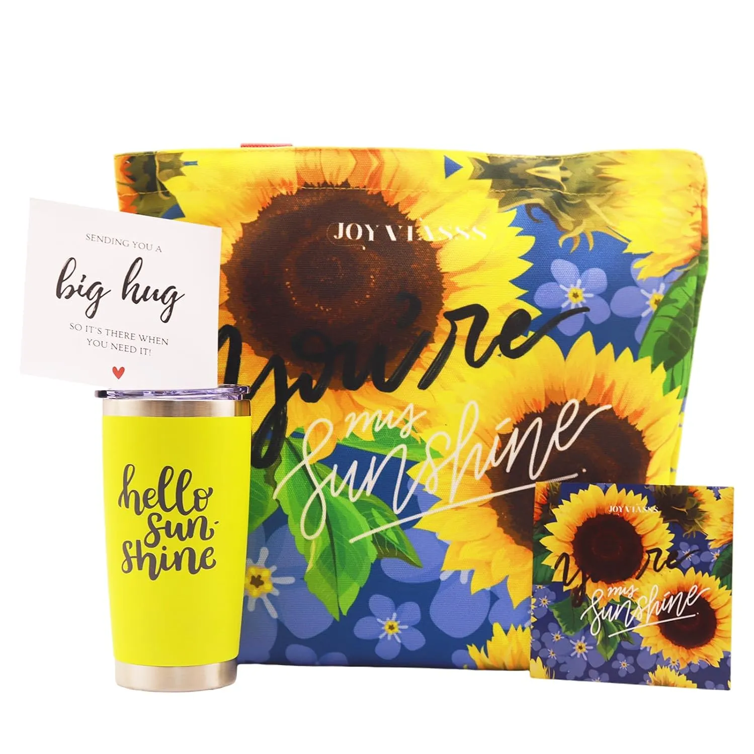 JoyViasss Sunshine Gifts for Women Sunflower Gift for Women,Sunshine Gift Box Get Well Soon After Surgery Care Package Gift, Thinking of You Sympathy gift Gift box Birthday Gift Basket for Friend, Sister, Niece,Mom,Grandma