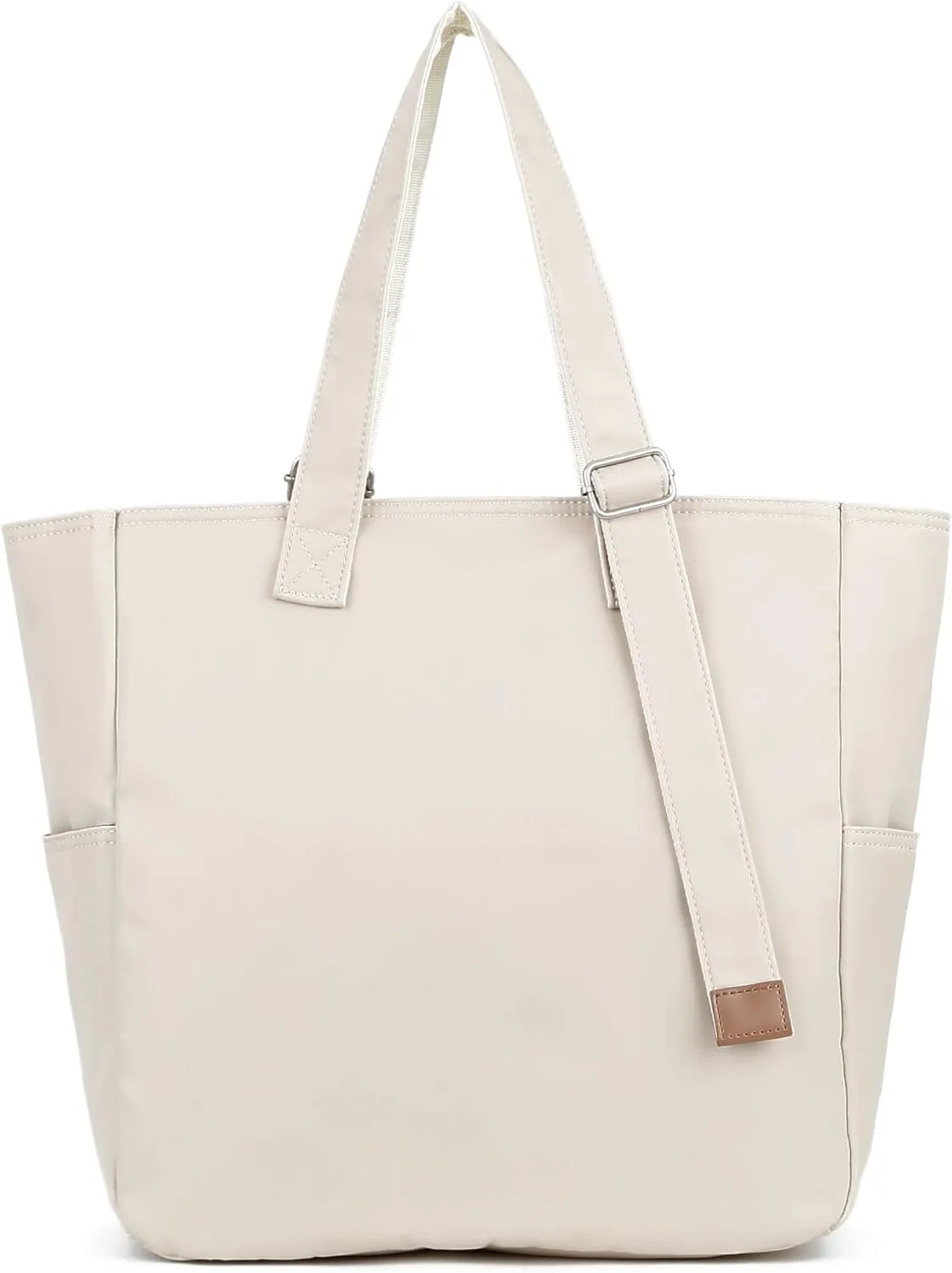 Kah&Kee Tote Bag for Women with Zipper Pockets Nylon, Waterproof Ideal for Work, Travel, School, Nursing, Teaching & Students