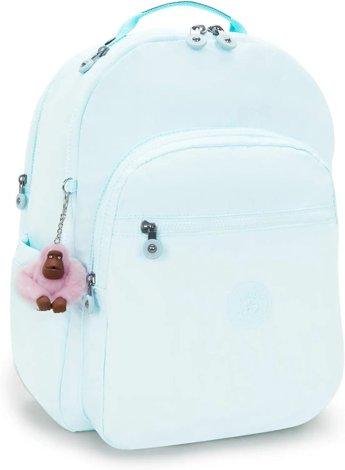 Kipling Seoul Extra Large Metallic 17" Laptop Backpack Blue Sky Met
