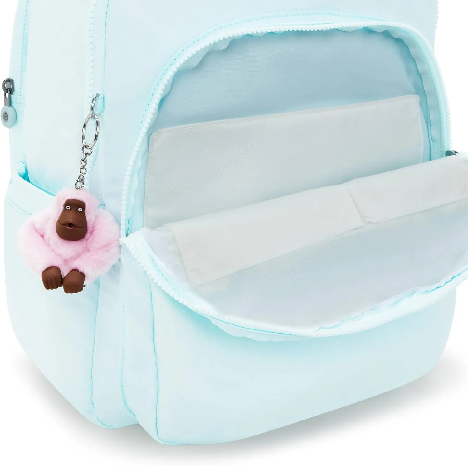 Kipling Seoul Extra Large Metallic 17" Laptop Backpack Blue Sky Met