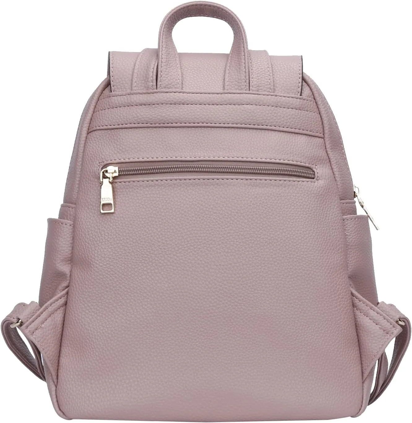 KKXIU Quilted Trendy Leather Backpack Purse for Women and Ladies Shoulder Travel Daypacks Bags (Pink)