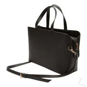 Ladies Faux Leather Crossbody Tote Bag | Adjustable Strap | "Kiki"