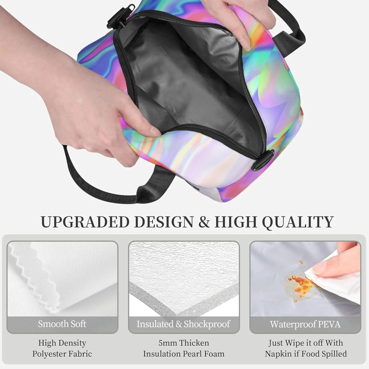 Large Capacity Backpack Camping Tote Shoulder Bag Combination 2 Piece Set Daypack For Daily Travel