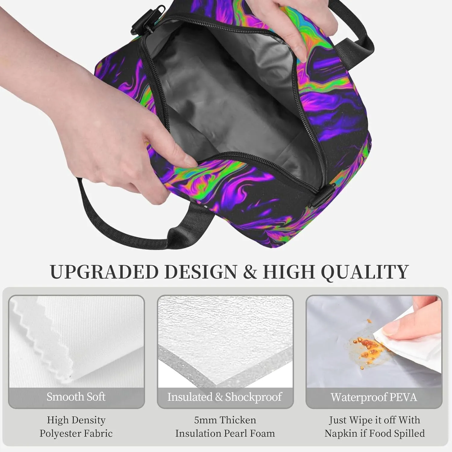 Large Capacity Backpack Camping Tote Shoulder Bag Combination 2 Piece Set Daypack For Daily Travel