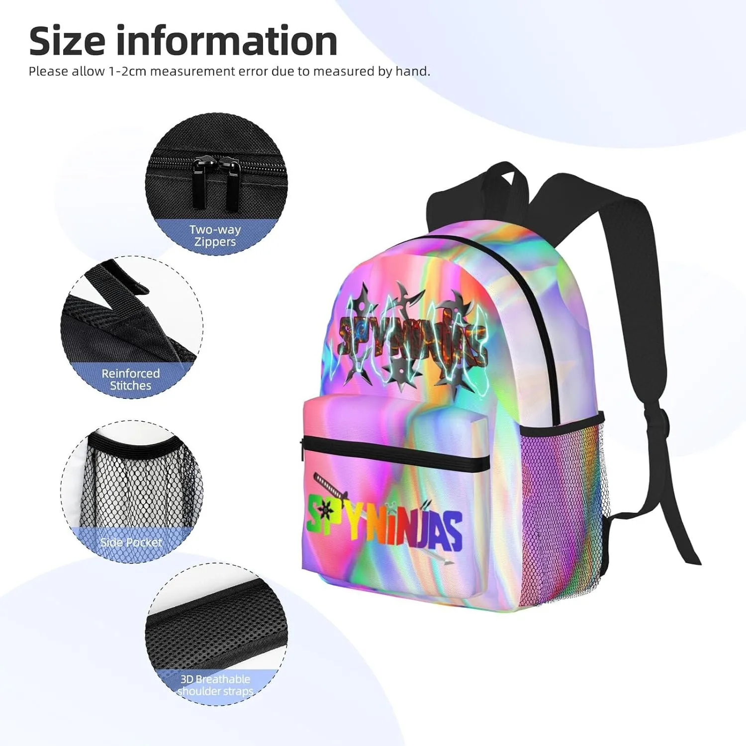 Large Capacity Backpack Camping Tote Shoulder Bag Combination 2 Piece Set Daypack For Daily Travel
