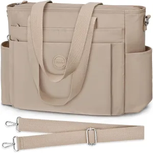 Large Tote Bag for Women, Waterproof Nylon Crossbody Tote Bag Shoulder Bag Carry On Bags for Travel Work Gym