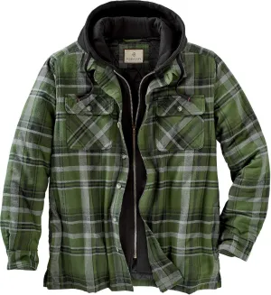 Legendary Whitetails Men's Maplewood Hooded Shirt Jacket