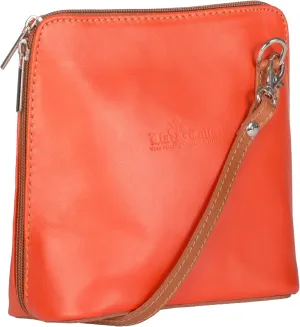 LiaTalia Genuine Italian Leather Small Crossbody Bag for Women – Handmade Mini Shoulder Purse from Florence Tuscany – Abby