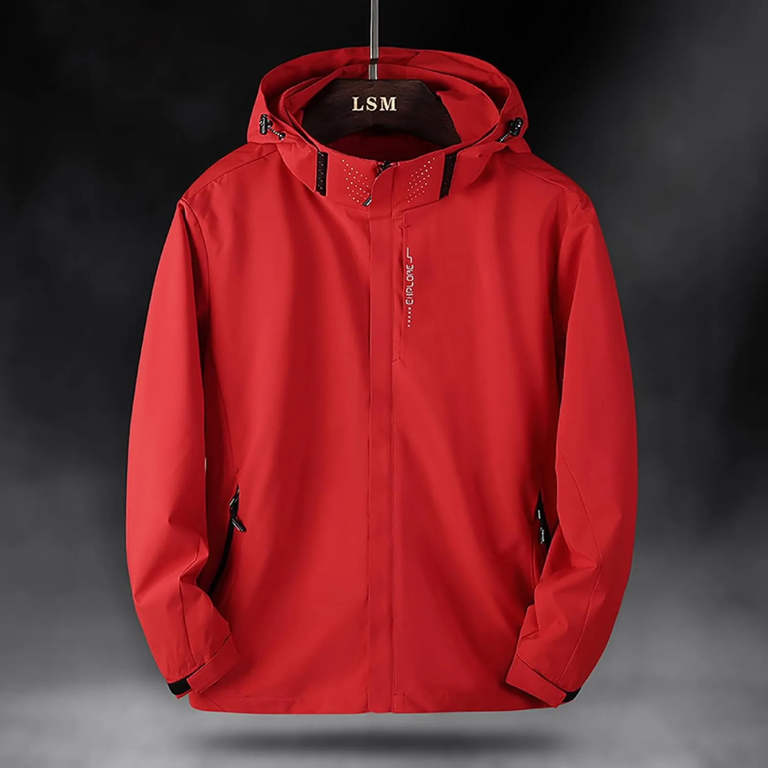 Light Weight Jackets Womens Plus Size Rain Coats Waterproof Packable Raincoats Outdoor Windbreaker with Pockets