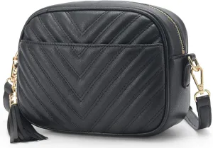 lola mae Quilted Crossbody Bag, Trendy Design Shoulder Purse