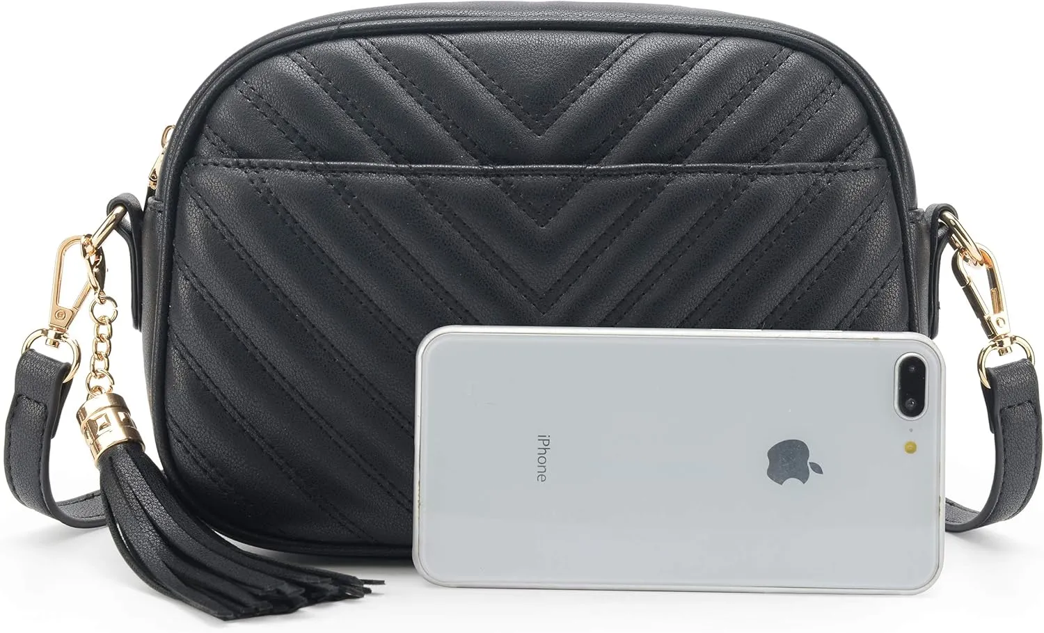 lola mae Quilted Crossbody Bag, Trendy Design Shoulder Purse