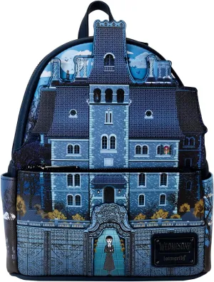 Loungefly MGM Wednesday Nevermore Academy Mini Backpack