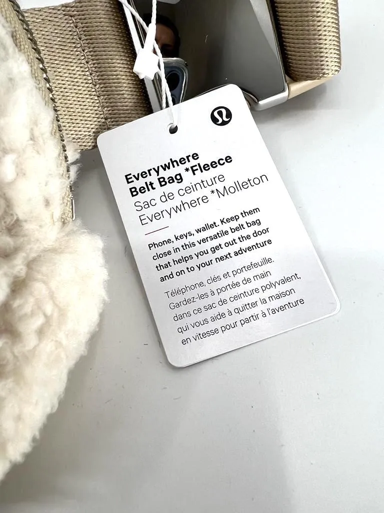 LULULEMON EVERYWHERE FLEECE BELT BAG