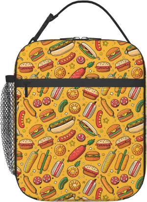 Lunch bag for Women Men, Insulated Lunch Box Container Reusable Leakproof Tote for Office, Work, Beach or Travel