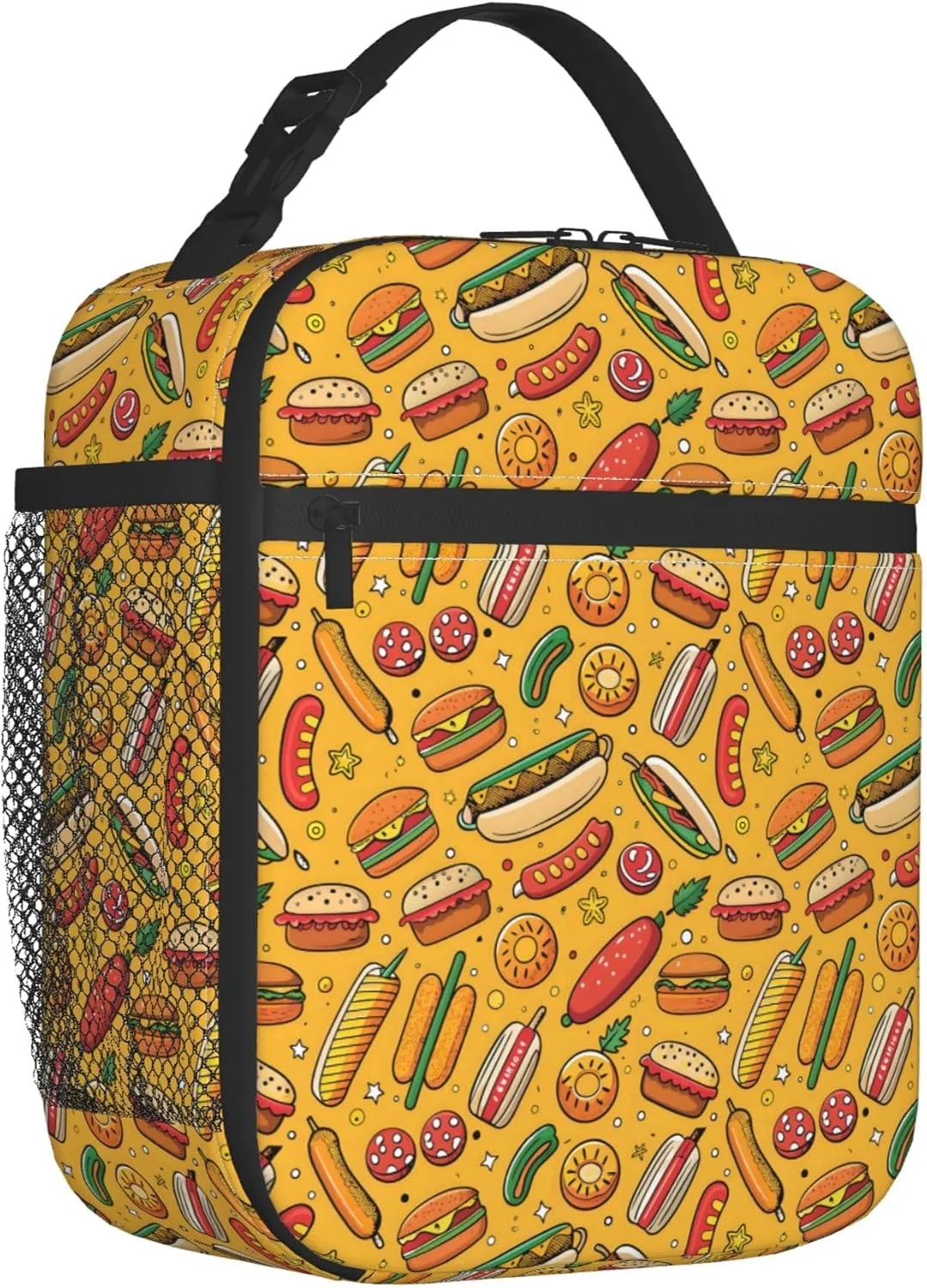 Lunch bag for Women Men, Insulated Lunch Box Container Reusable Leakproof Tote for Office, Work, Beach or Travel