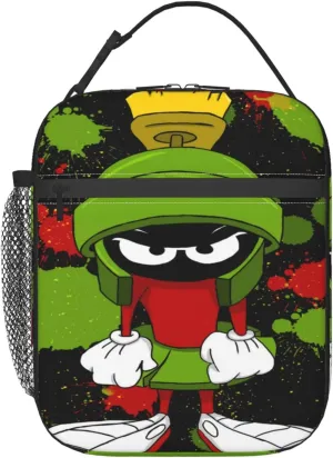 Lunch Bags Marvin Anime The Martian Portable Reusable Lunch Box Insulated Lunch Tote for Office Outdoor Picnic Women Men 10 X 4 X 8 in
