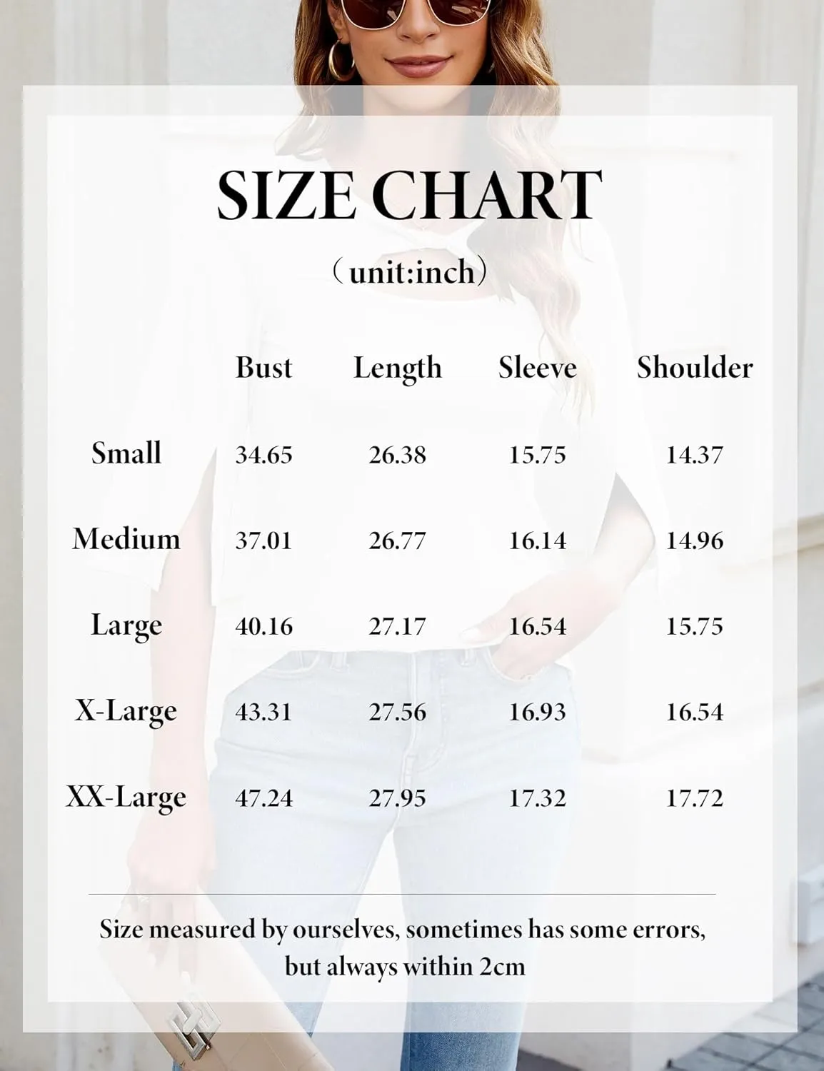 LUYAA Women's 3/4 Sleeve Tops Dressy Casual Summer Cut Out Twist Knot Elegant Blouse Tunics