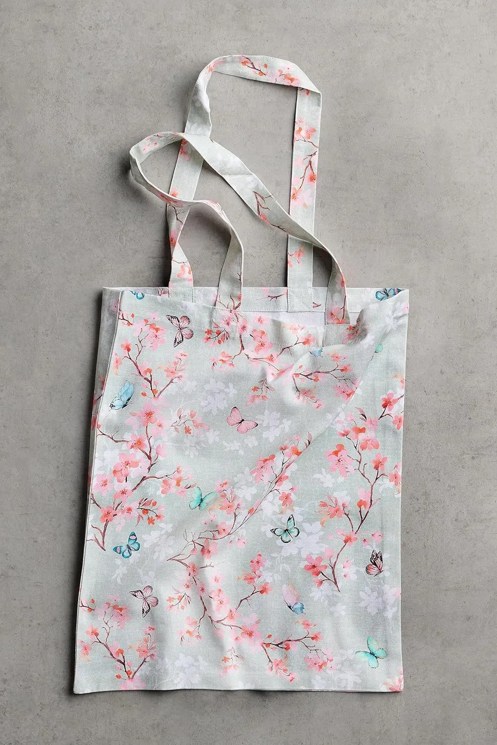 Maison d' Hermine Reusable Grocery Tote Bag 100% Cotton Shopping Shoulder Bag (14 Inch by 17 Inch)