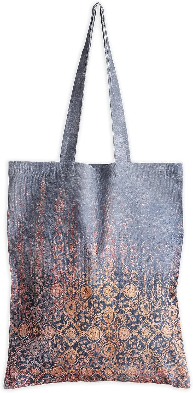 Maison d' Hermine Reusable Grocery Tote Bag 100% Cotton Shopping Shoulder Bag (14 Inch by 17 Inch)