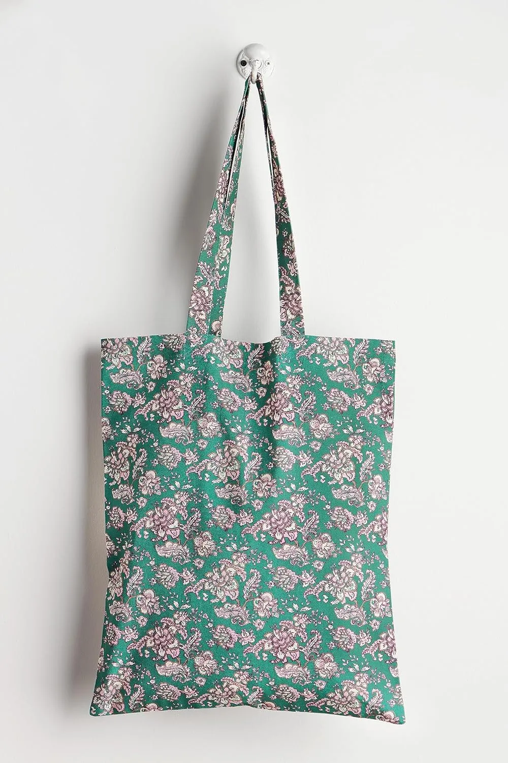Maison d' Hermine Reusable Grocery Tote Bag 100% Cotton Shopping Shoulder Bag (14 Inch by 17 Inch)
