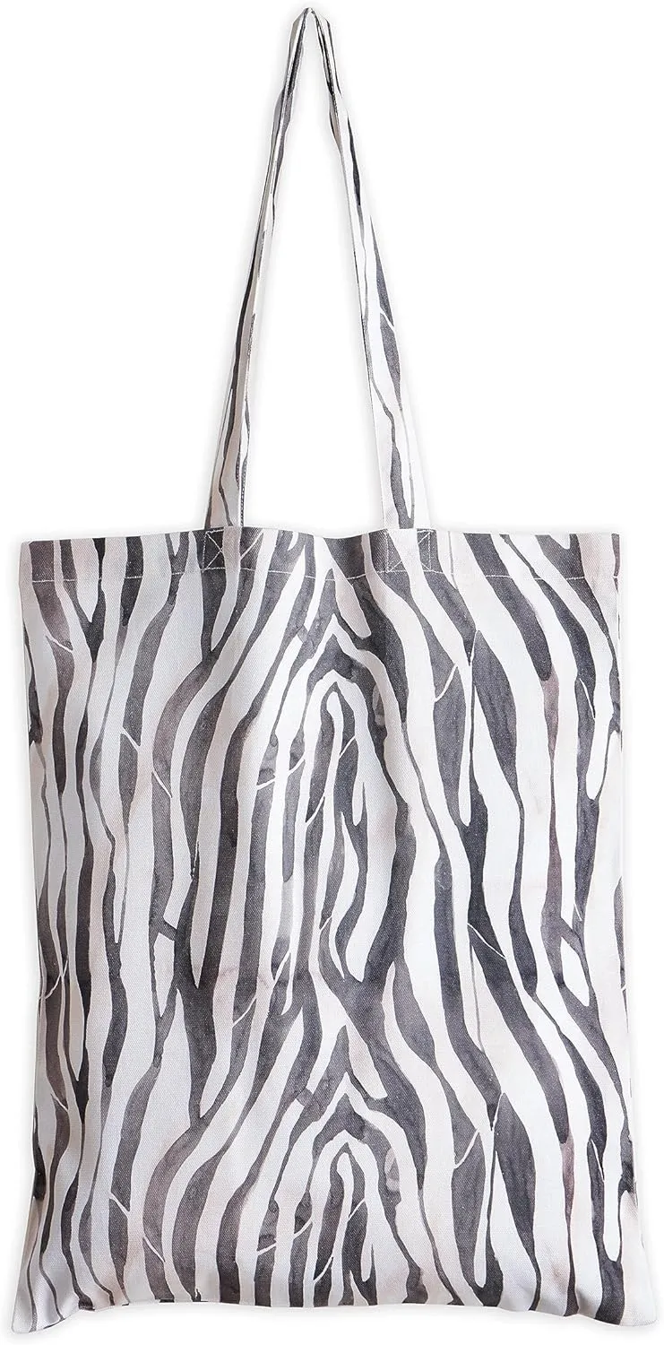 Maison d' Hermine Reusable Grocery Tote Bag 100% Cotton Shopping Shoulder Bag (14 Inch by 17 Inch)