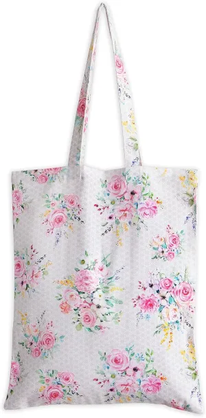 Maison d' Hermine Reusable Grocery Tote Bag 100% Cotton Shopping Shoulder Bag (14 Inch by 17 Inch)
