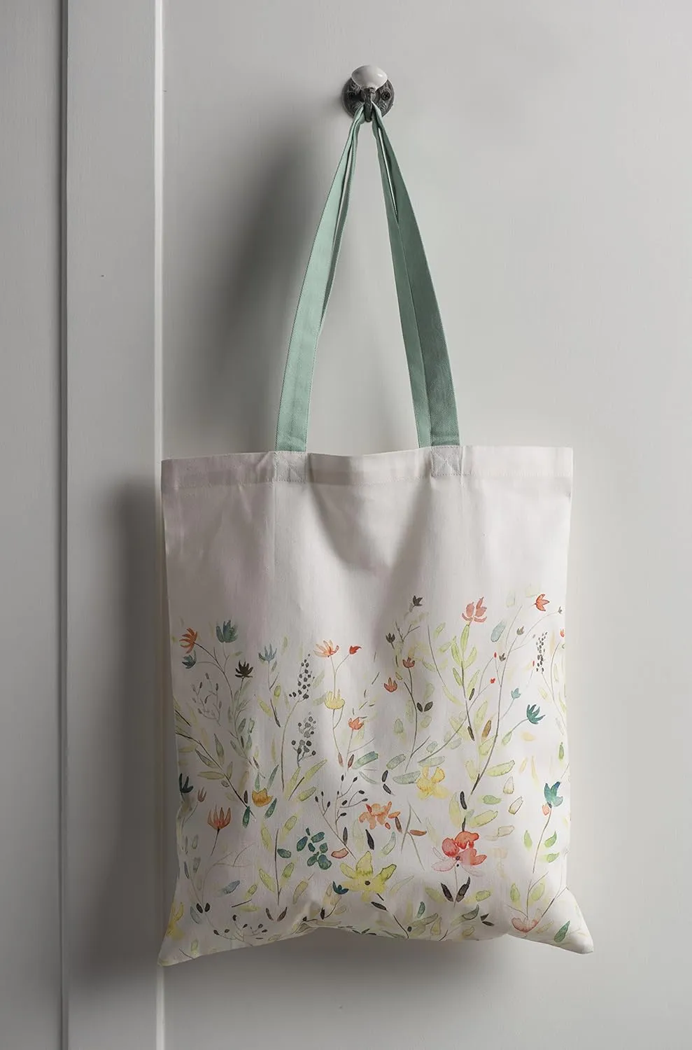 Maison d' Hermine Reusable Grocery Tote Bag 100% Cotton Shopping Shoulder Bag (14 Inch by 17 Inch)