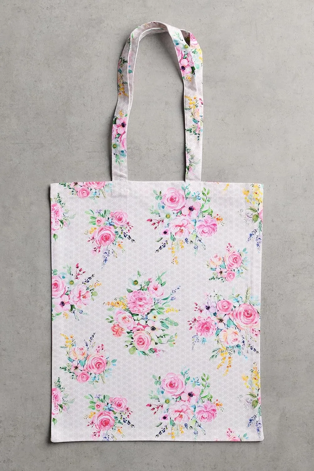 Maison d' Hermine Reusable Grocery Tote Bag 100% Cotton Shopping Shoulder Bag (14 Inch by 17 Inch)