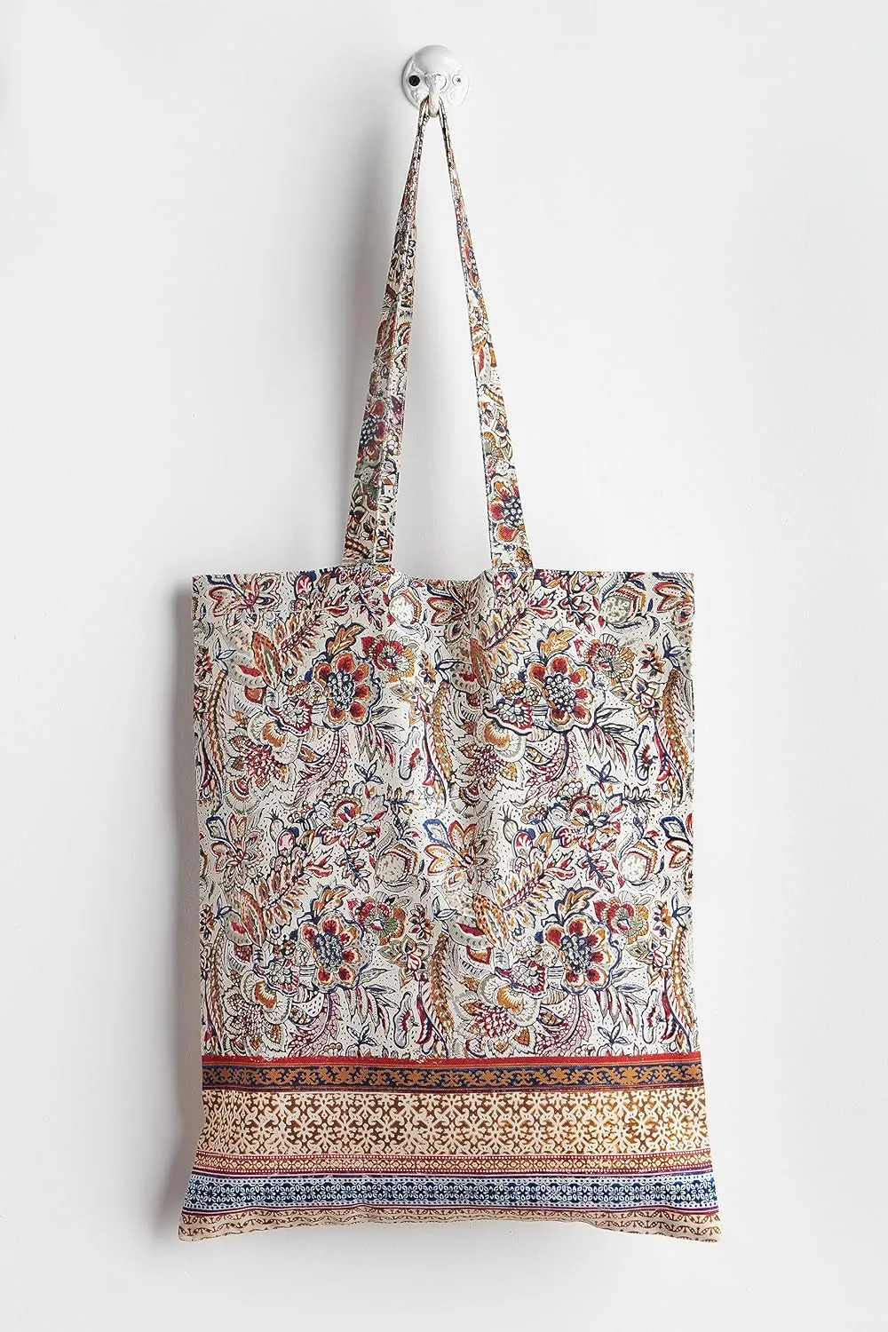 Maison d' Hermine Reusable Grocery Tote Bag 100% Cotton Shopping Shoulder Bag (14 Inch by 17 Inch)