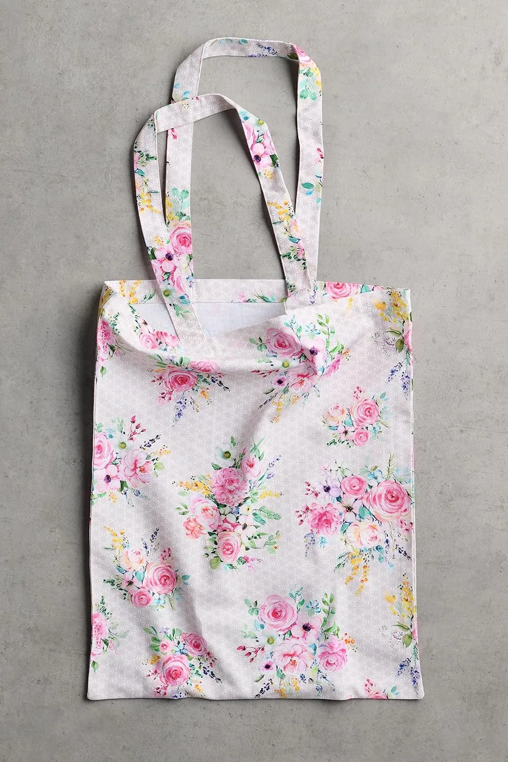 Maison d' Hermine Reusable Grocery Tote Bag 100% Cotton Shopping Shoulder Bag (14 Inch by 17 Inch)