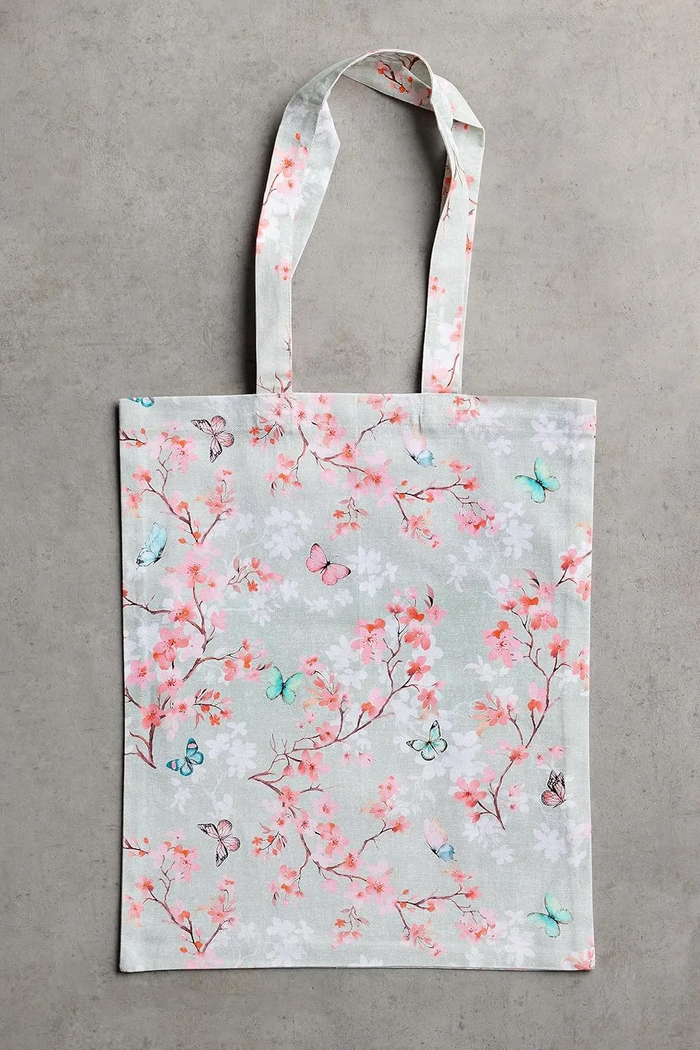 Maison d' Hermine Reusable Grocery Tote Bag 100% Cotton Shopping Shoulder Bag (14 Inch by 17 Inch)