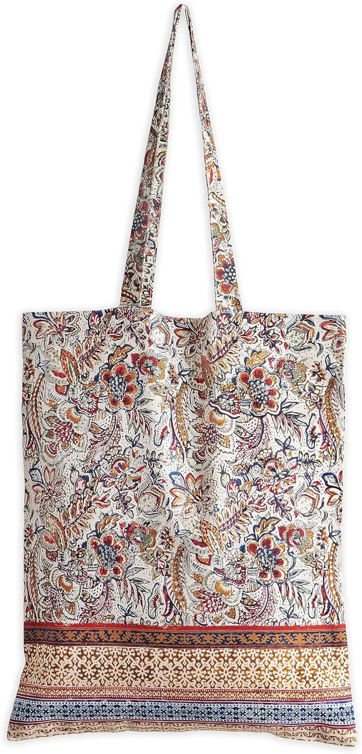 Maison d' Hermine Reusable Grocery Tote Bag 100% Cotton Shopping Shoulder Bag (14 Inch by 17 Inch)