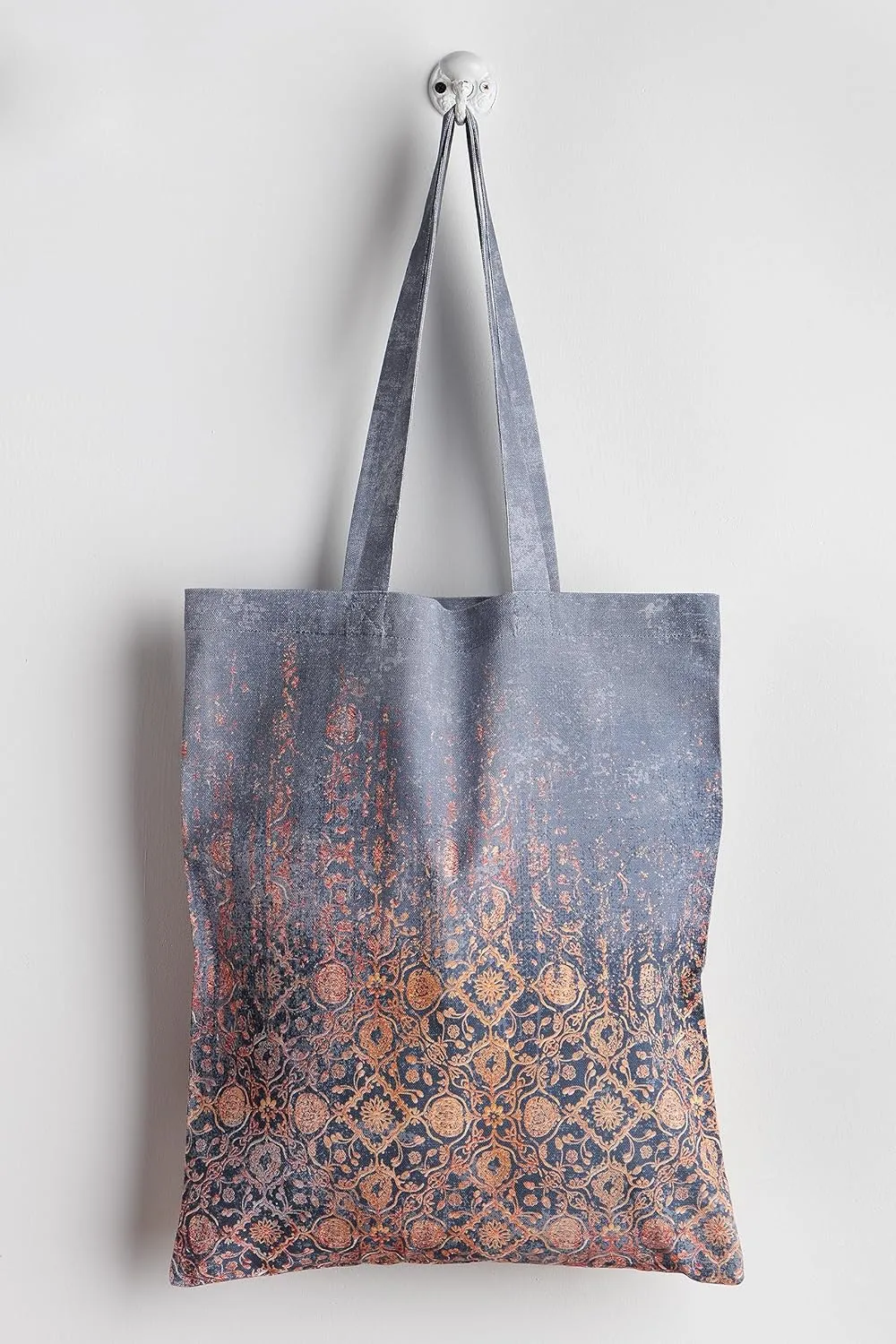 Maison d' Hermine Reusable Grocery Tote Bag 100% Cotton Shopping Shoulder Bag (14 Inch by 17 Inch)