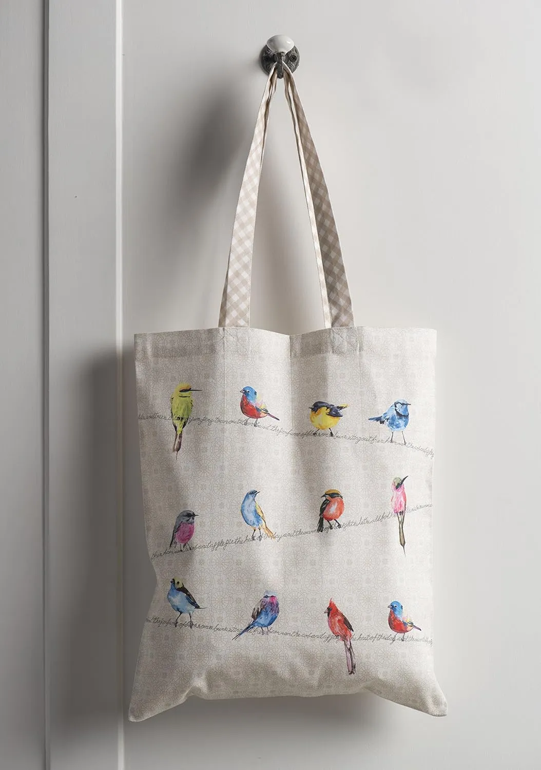 Maison d' Hermine Tote Bag for Women 100% Cotton Reusable Grocery Tote Bags for Shopping Kitchen Beach Travel Perfect Gifts