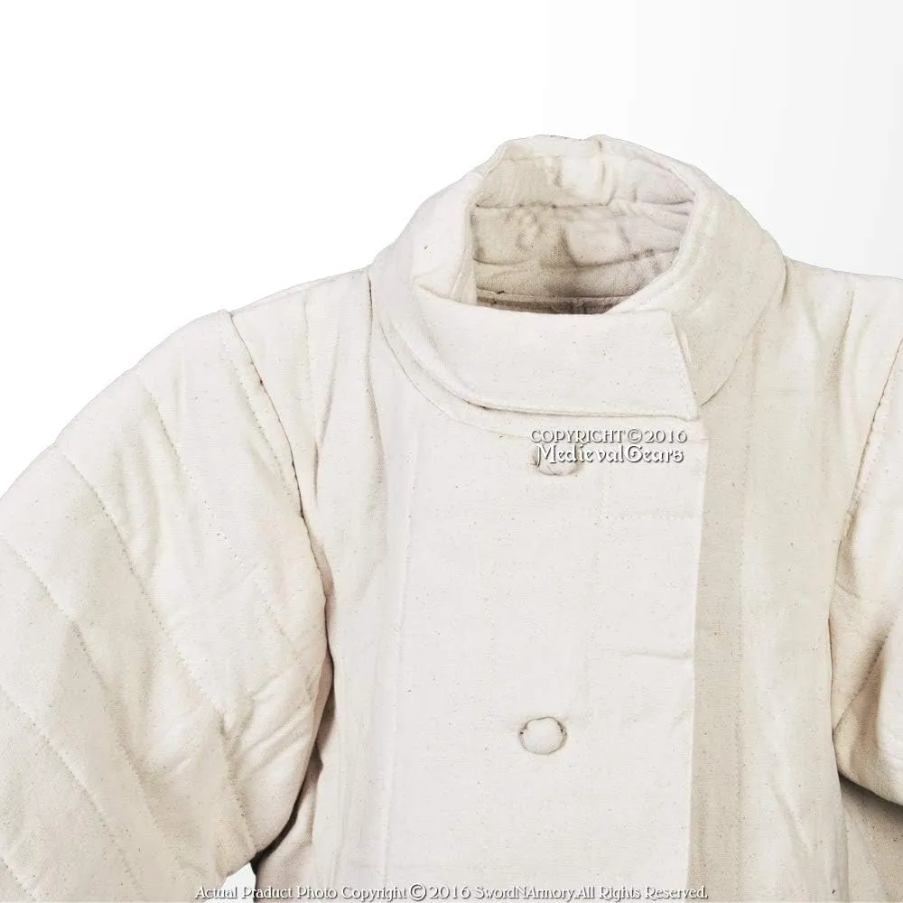 Medieval Gambeson Thick Padded Jacket Coat Clothes Costumes Dress SCA