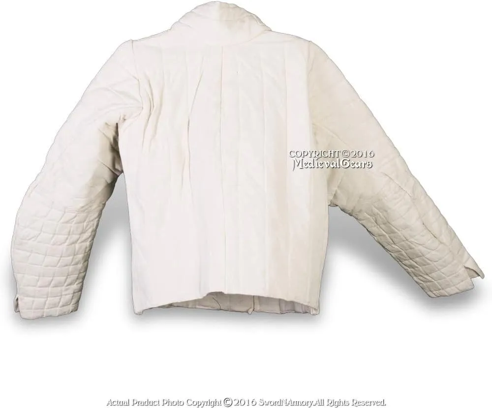 Medieval Gambeson Thick Padded Jacket Coat Clothes Costumes Dress SCA