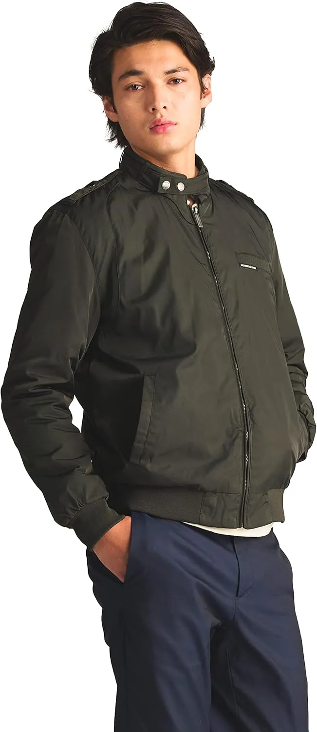 Members Only Men's Iconic Racer Quilted Lining Jacket |Slim Fit|