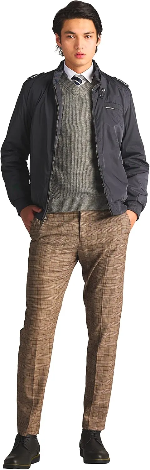 Members Only Men's Iconic Racer Quilted Lining Jacket |Slim Fit|