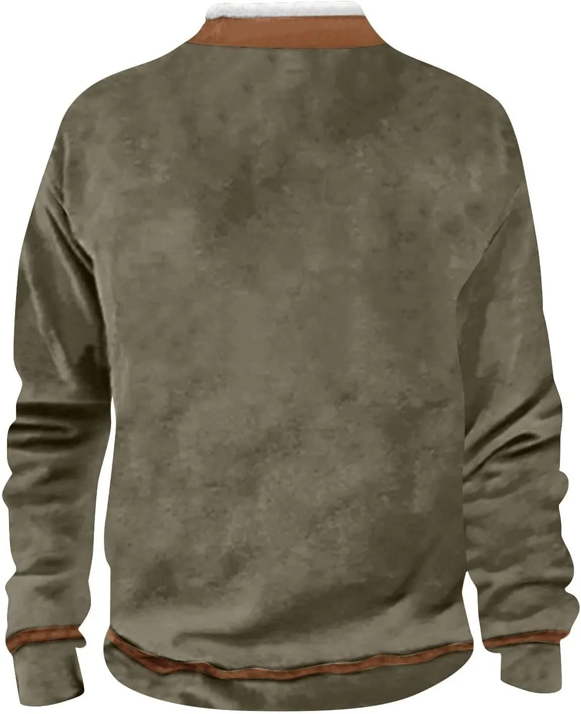 Men's Aztec Western Jacket Cowboy Print Sweatshirt Winter Warm Sweater 1/4 Zip Stand Collar Fit Casual Fall Outwear
