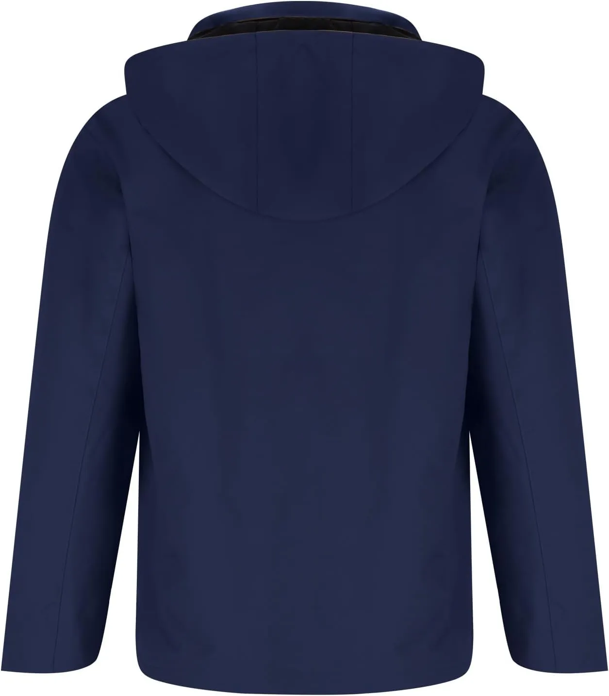 Men's Softshell Military Jacket Fleece Lined Water Repellent Outdoor Reflective Coat with Removable Hood