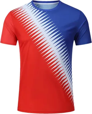 Men's Sports Running T-Shirt, Quick-Dry Loose Fit Short Sleeve for Outdoor Fitness