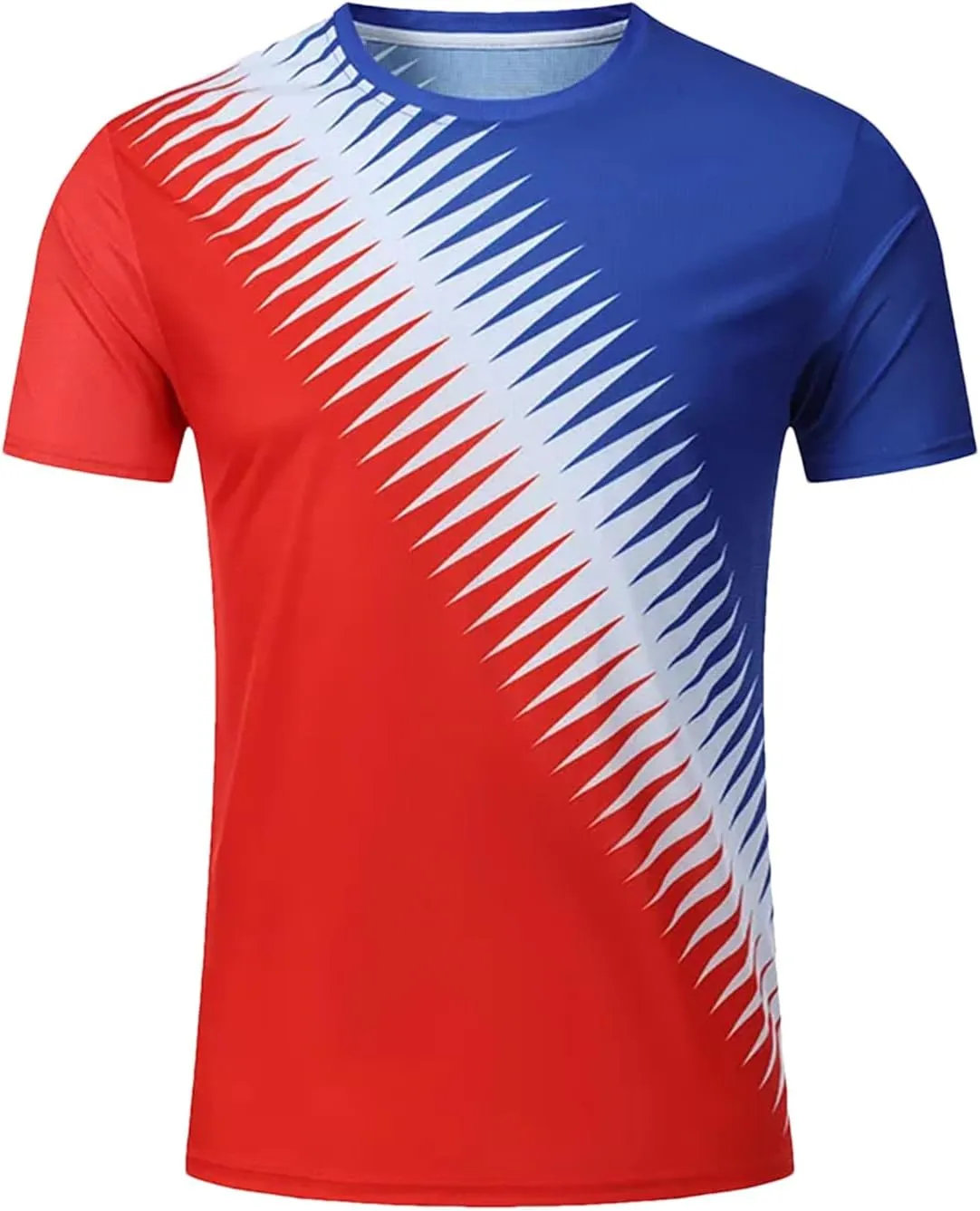 Men's Sports Running T-Shirt, Quick-Dry Loose Fit Short Sleeve for Outdoor Fitness