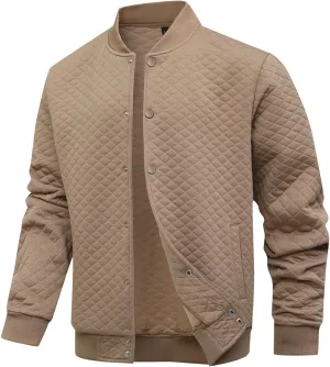 Mens Varsity Jacket Lightweight Jacket Causal Waffle Letterman Bomber Jackets