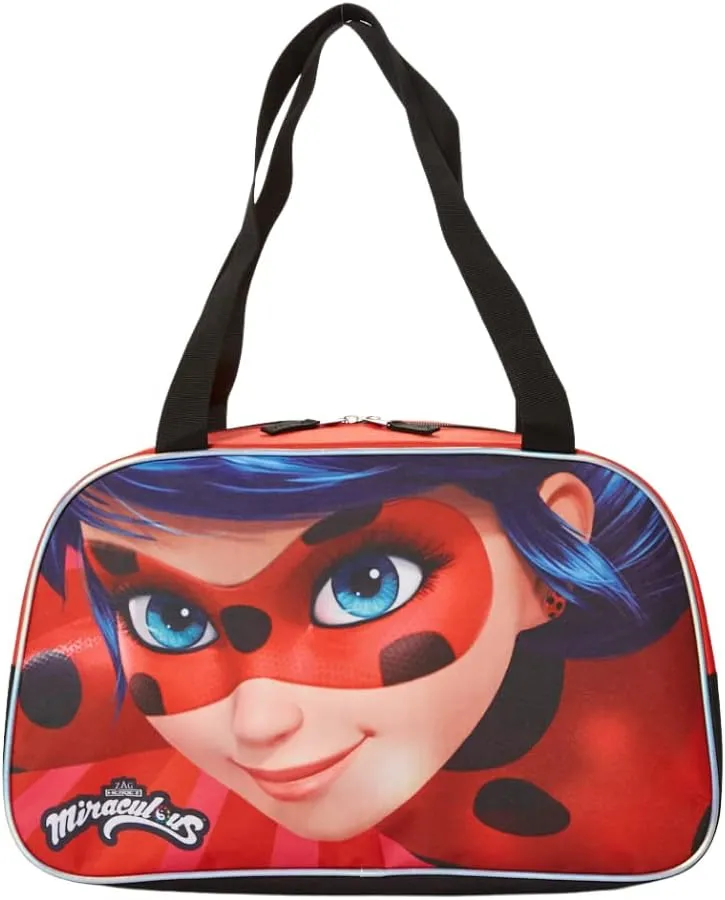 Miraculous Ladybug Duffel Bag for Dance, Travel, Sports, or Gymnastics
