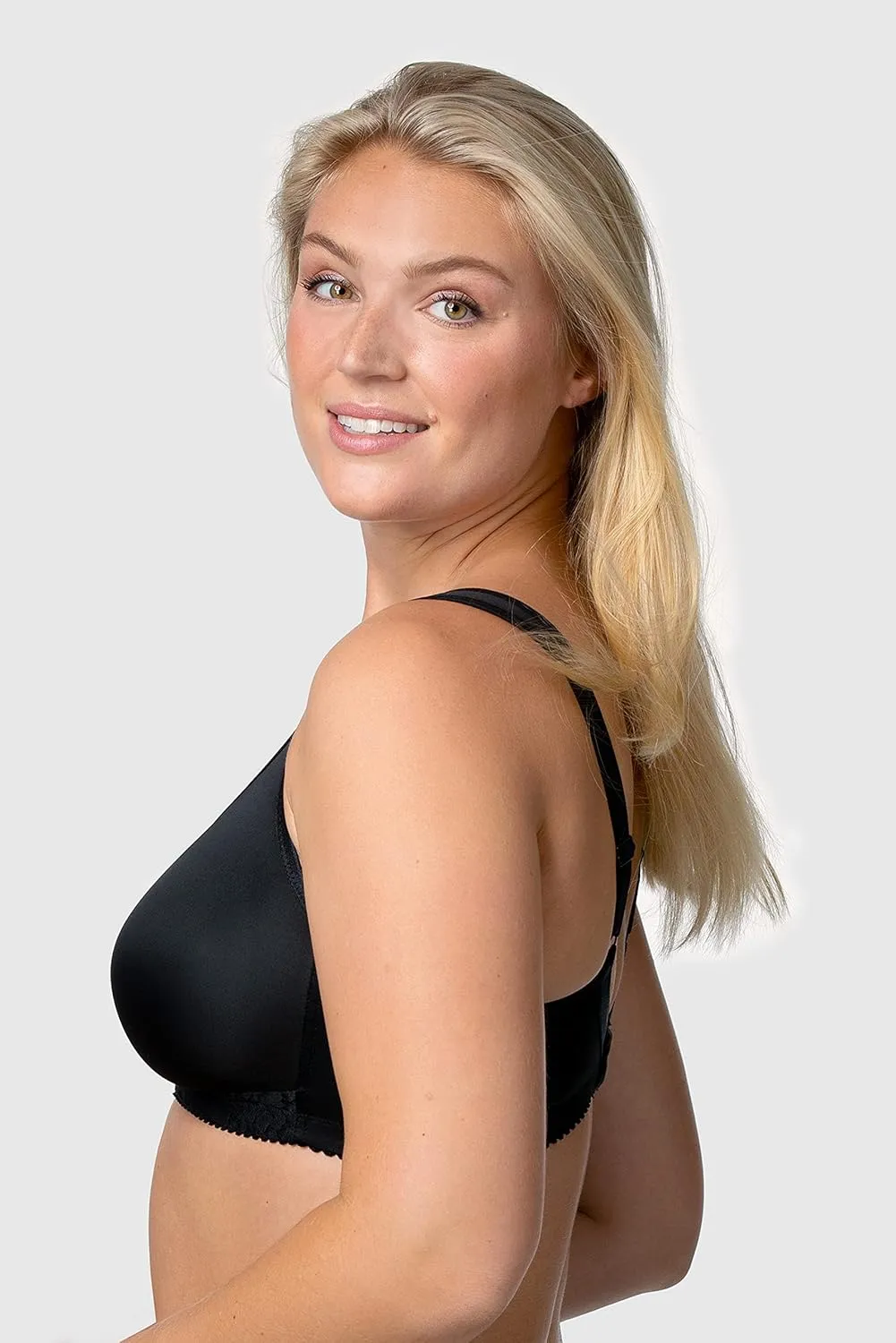 Miss Mary of Sweden Smooth Lacy Support Cup Non-Wired T-Shirt Bra