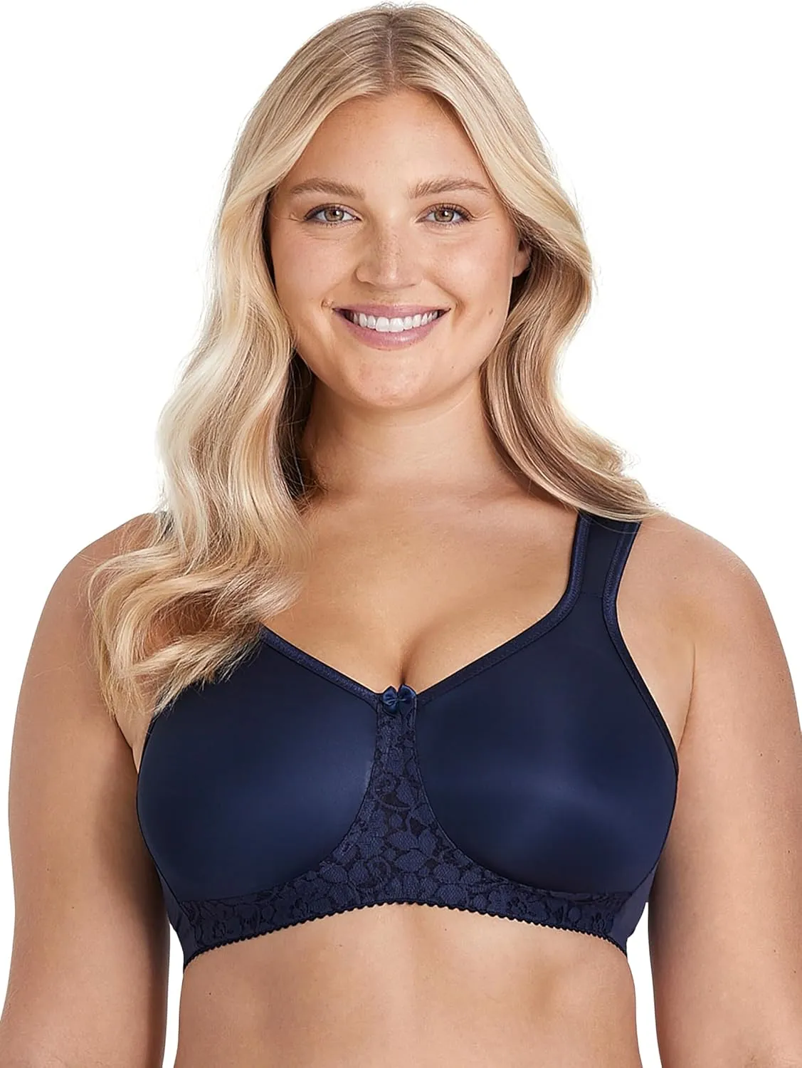 Miss Mary of Sweden Smooth Lacy Support Cup Non-Wired T-Shirt Bra