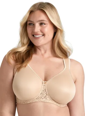 Miss Mary of Sweden Smooth Lacy Womens Moulded Cup Supportive Underwired T-Shirt Bra